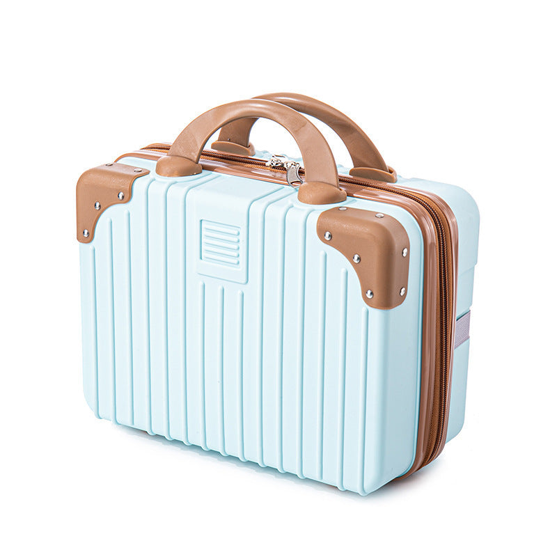 hard-shell cosmetic travel case with double top handles and reinforced corner protectors Stornfield