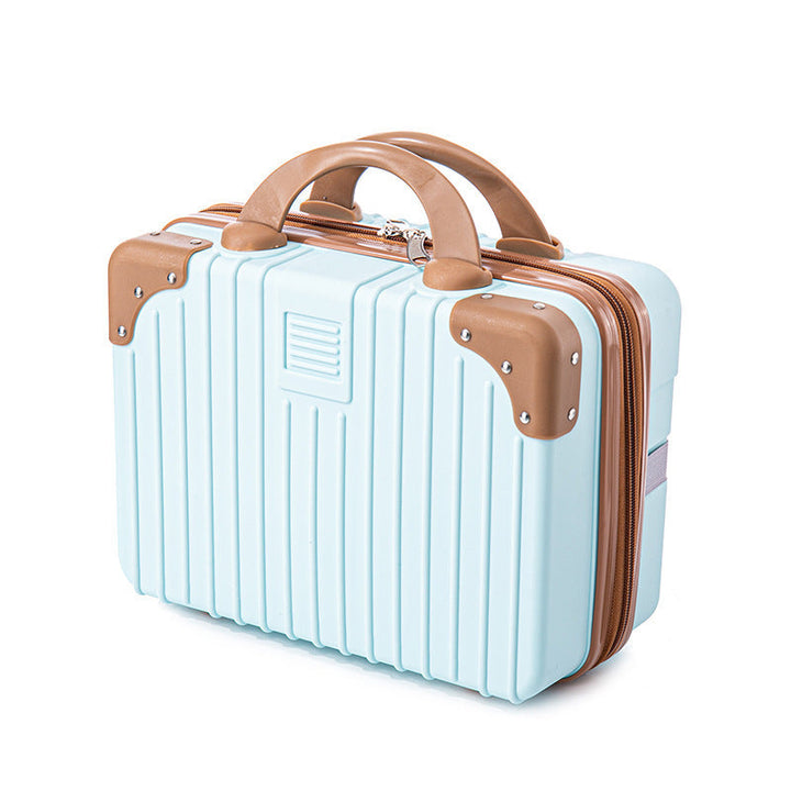 hard-shell cosmetic travel case with double top handles and reinforced corner protectors Stornfield