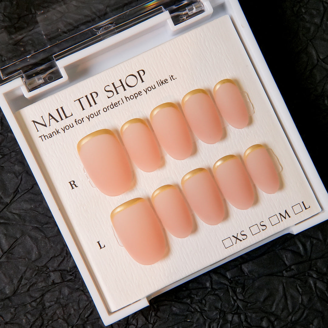 Natural Finish Press-On Nail Kit