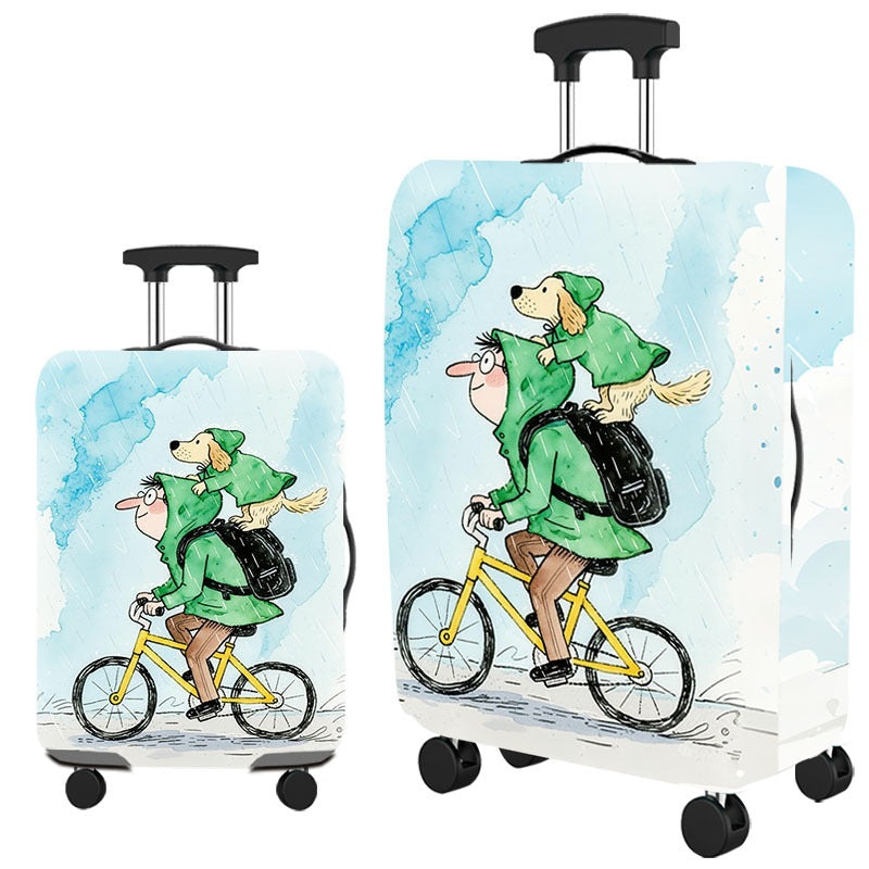 Artistic Cat-Themed Hard Shell Suitcase Stornfield