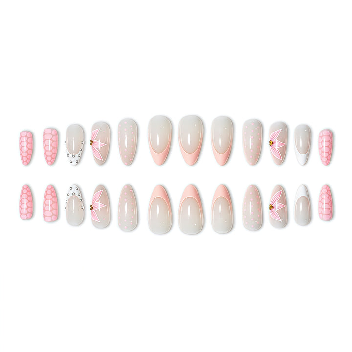Floral Accent Nail Art Extensions Stornfield