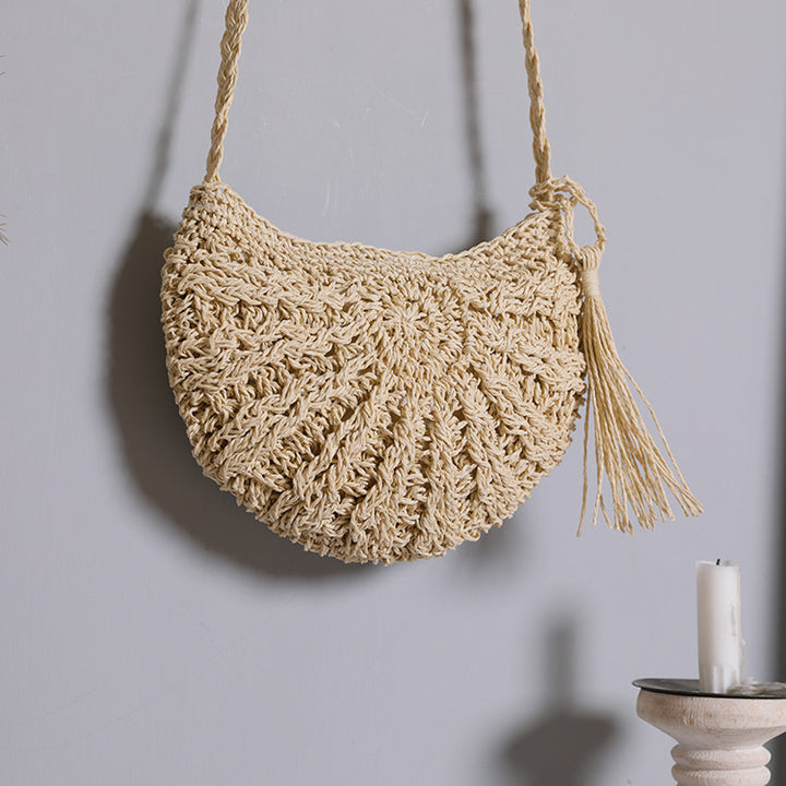 Boho-Inspired Handbag Made of Natural Material Stornfield
