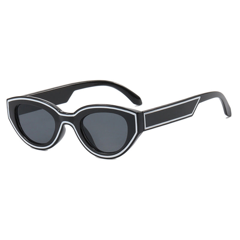 Women Cat-Eye Sunglasses with sturdy transparent frame and protective UV filter Stornfield