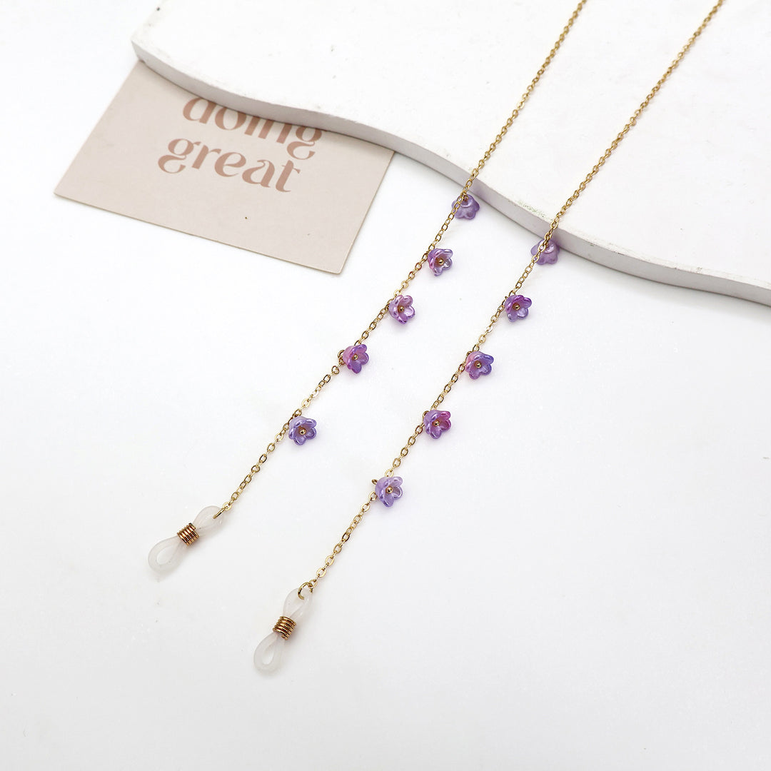 Floral Embellished Eyewear Chain Stornfield