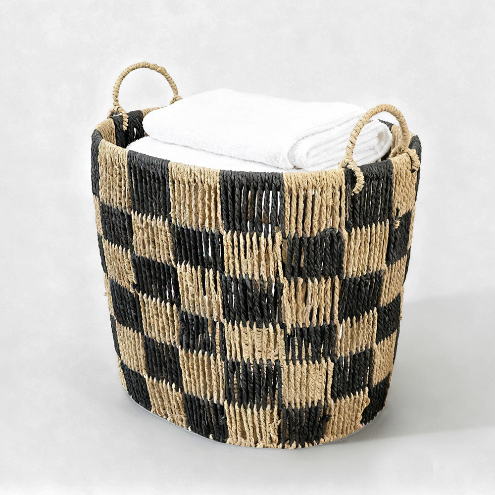 Stylish storage basket with handles Stornfield