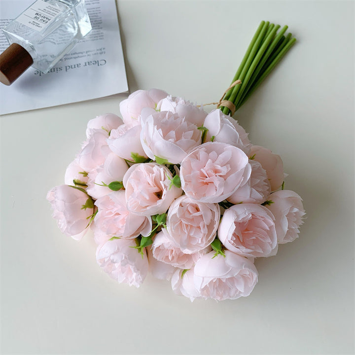 Silk Peony Bouquet