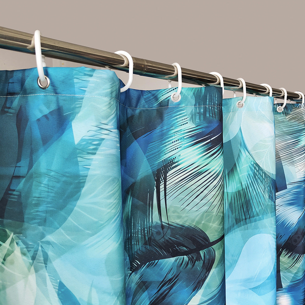 Artistic Feather Print Shower Curtain Stornfield