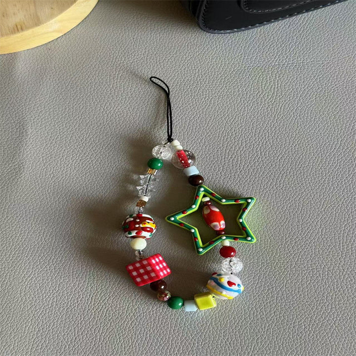 Festive Beaded Charm Phone Lanyard Stornfield