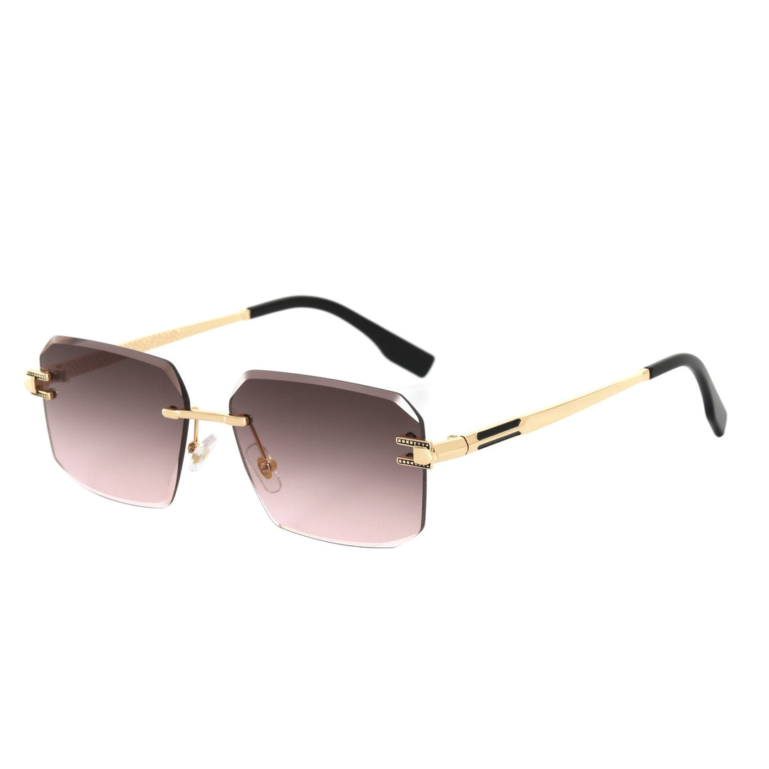 Women's Geometric Designer Sunglasses with Luxurious Metal Frame and High-Quality UV Protection Lenses Stornfield