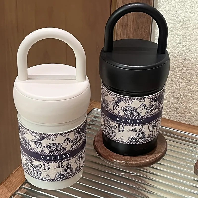 Women's stylish thermos cup with practical carrying handle Stornfield