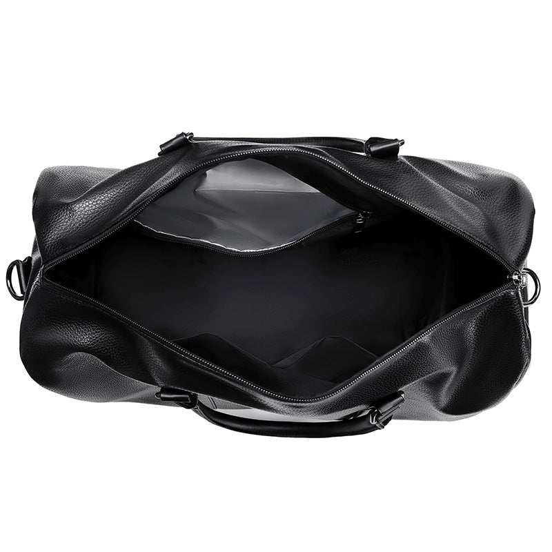 Elegant Synthetic Leather Travel Duffel Bag Stornfield