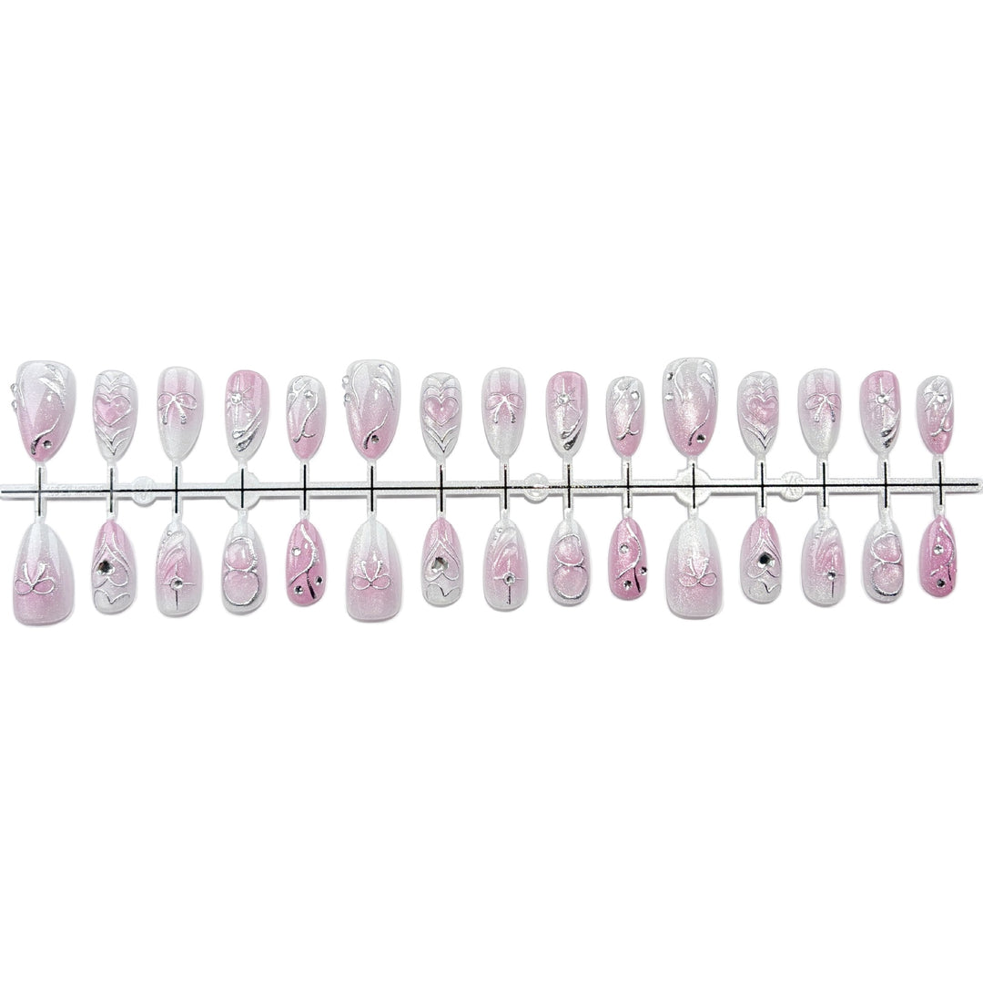 Glamorous Press-On Nail Art Set 1790745680
