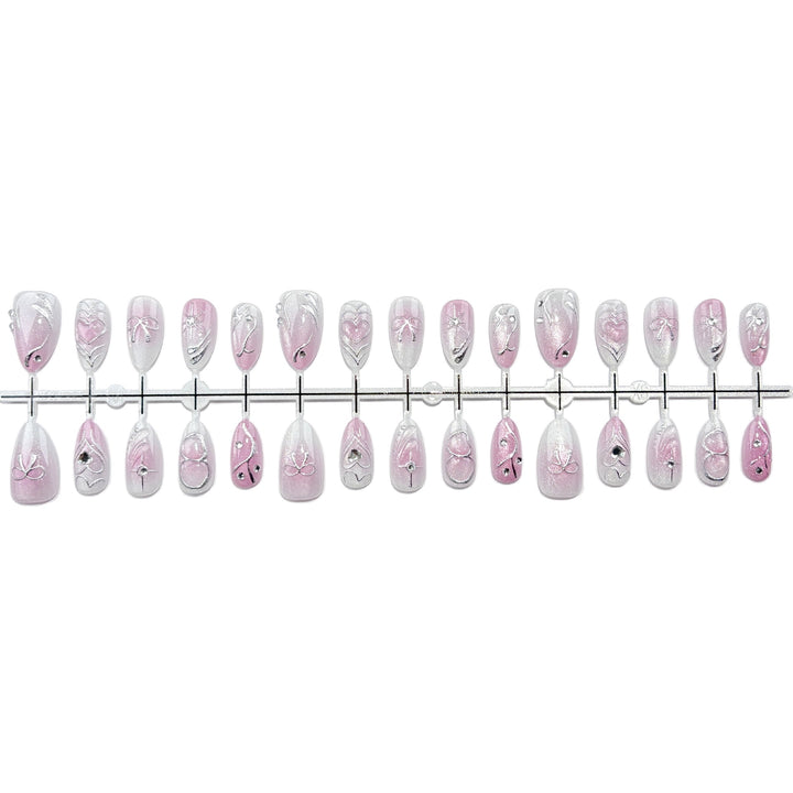 Glamorous Press-On Nail Art Set 1790745680