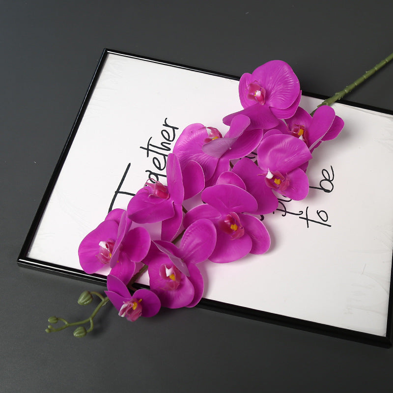 Faux Orchid Flower Stem for Home Decor Display