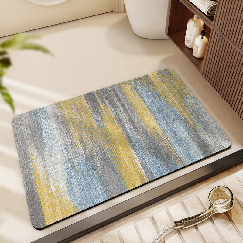 Floral Print Bath Mat Stornfield