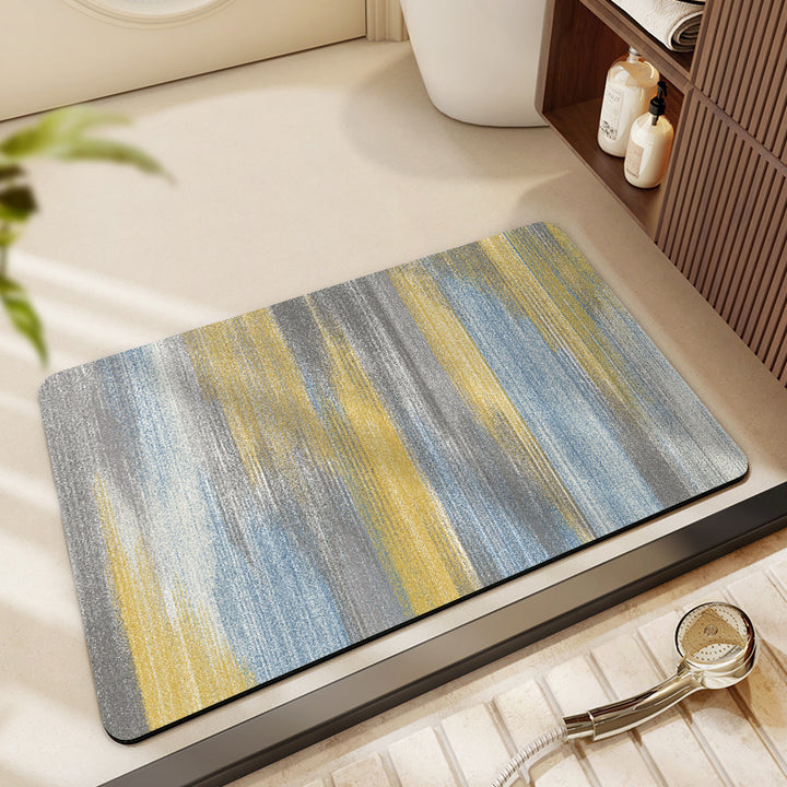 Floral Print Bath Mat Stornfield