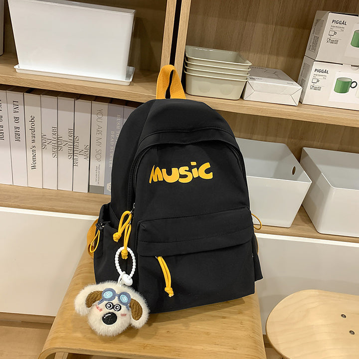 Casual Music-Themed Backpack Stornfield