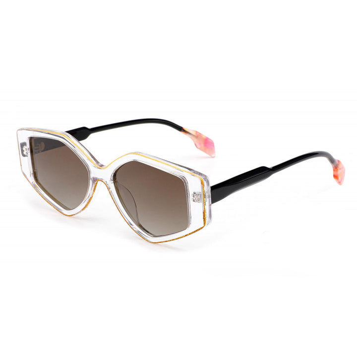 Women's fashionable sunglasses with unique cut design and UV protection Stornfield