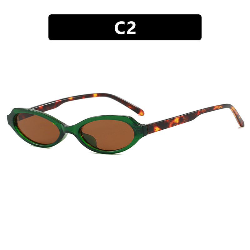 Ladies elegant sunglasses in stylish oval design Stornfield