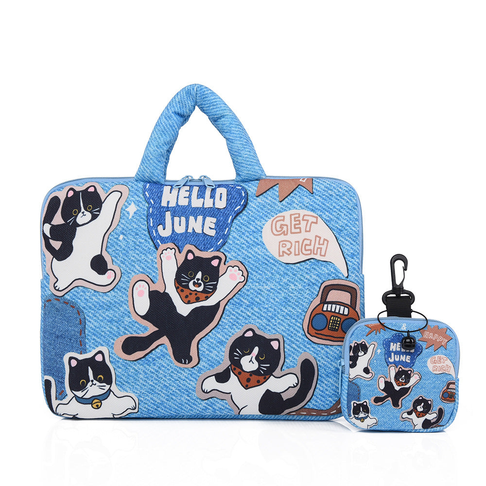 Stylish laptop cover with cute dog design Stornfield