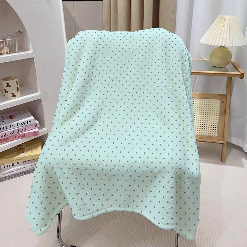 Cozy Dot Pattern Throw Blanket Stornfield