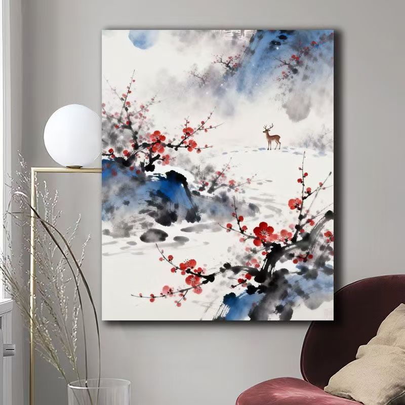 Nature Scene Watercolor Canvas Art Stornfield