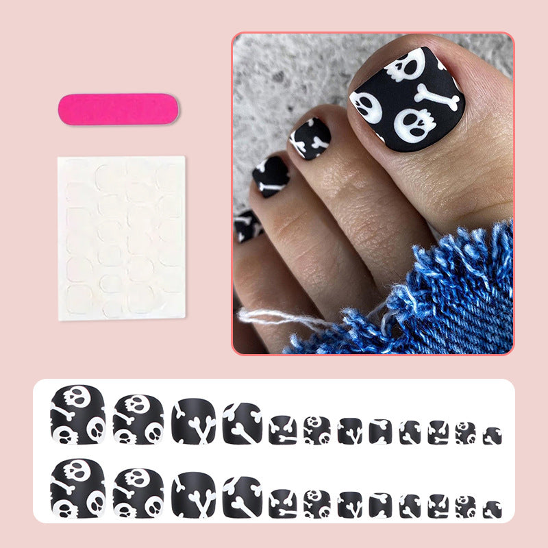 Art nail set with unique spooky designs Stornfield