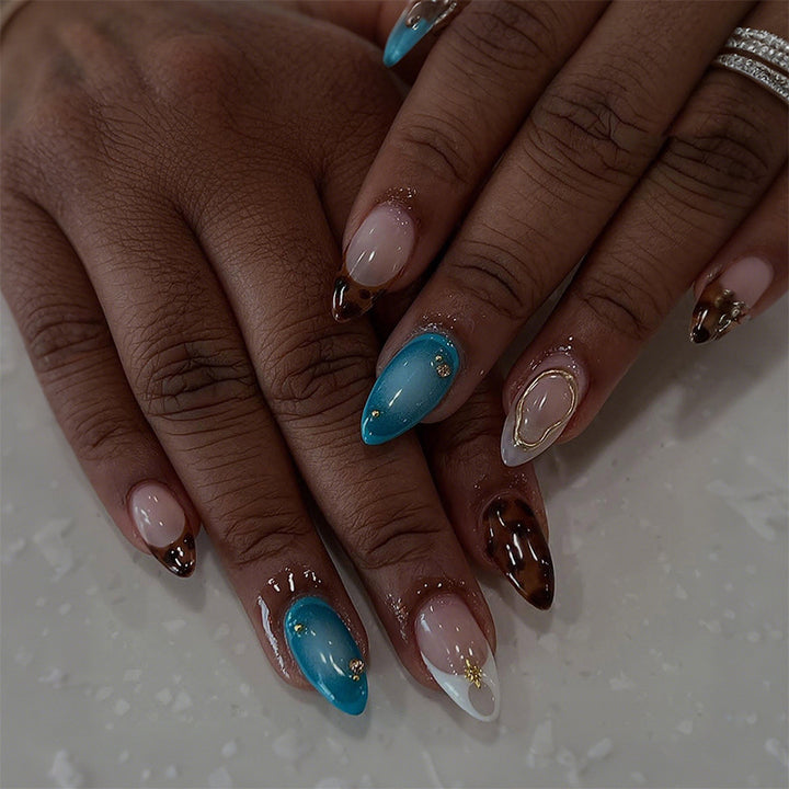 Artistic Full Cover Press-On Nail Collection Stornfield