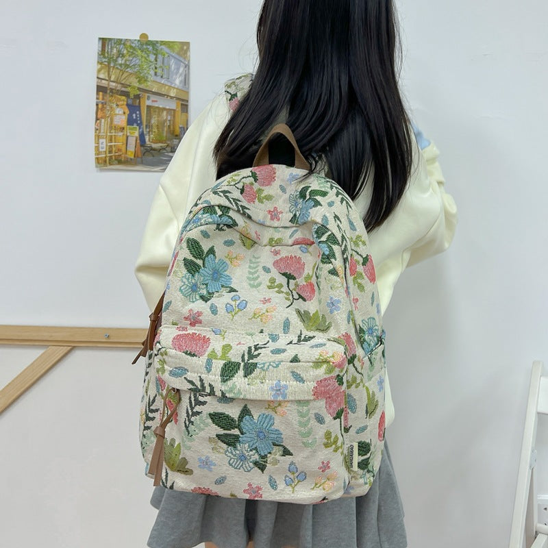 Floral Print Backpack Stornfield