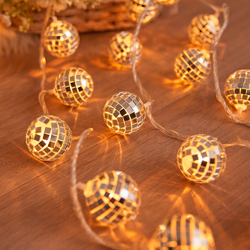 Decorative fairy lights with disco ball design Stornfield
