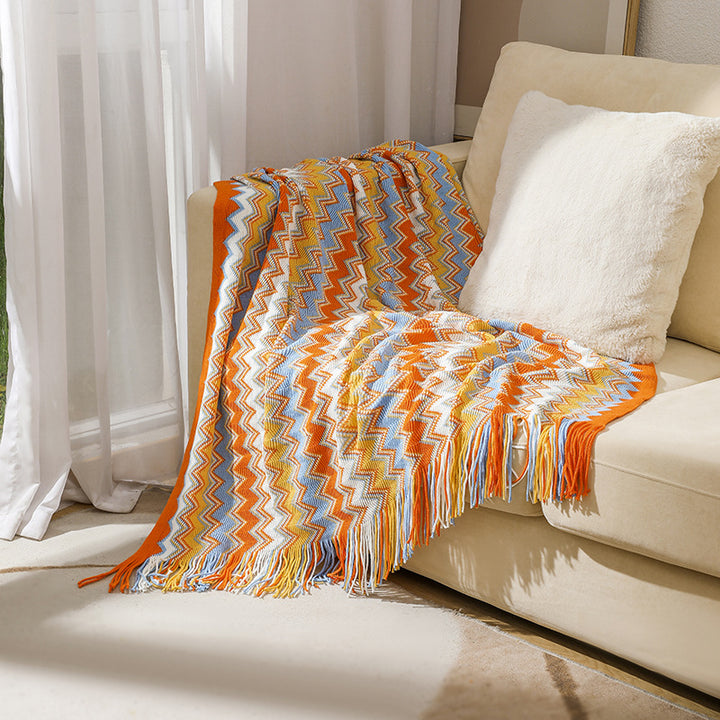 Ladies Zigzag Pattern Blanket Stornfield