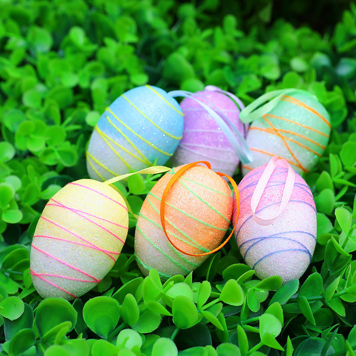 Decorative Glittered Easter Egg Set Stornfield