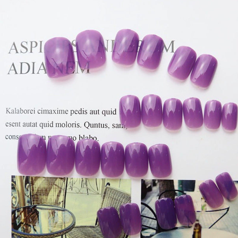 Glossy Natural Finish Press-On Nails Stornfield 1790727561