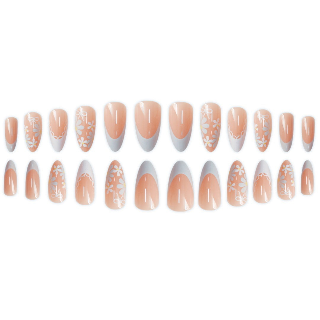 Floral Decorative Press-On Nails Stornfield