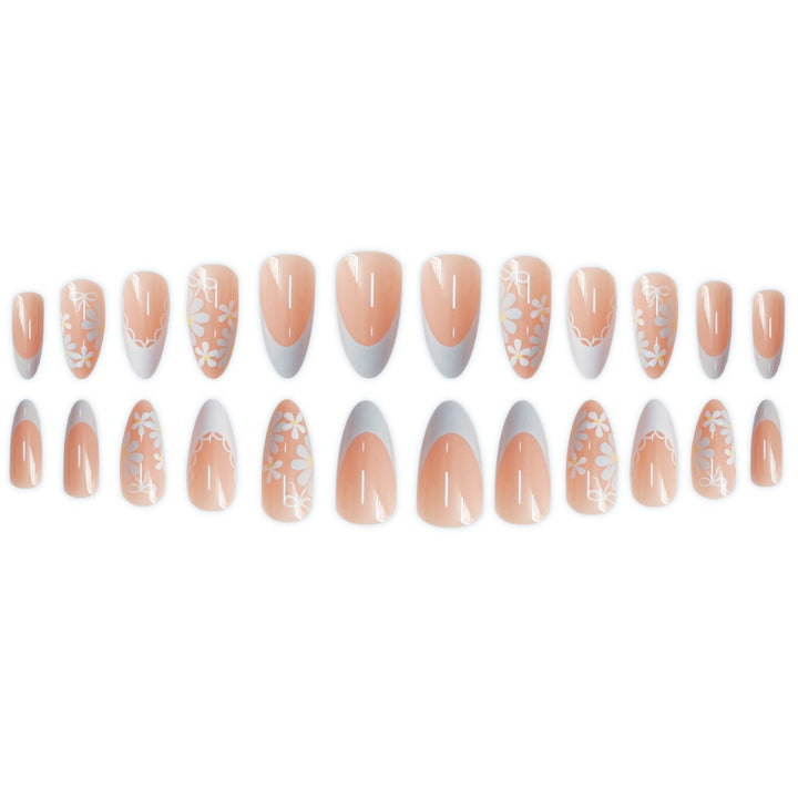 Floral Decorative Press-On Nails Stornfield