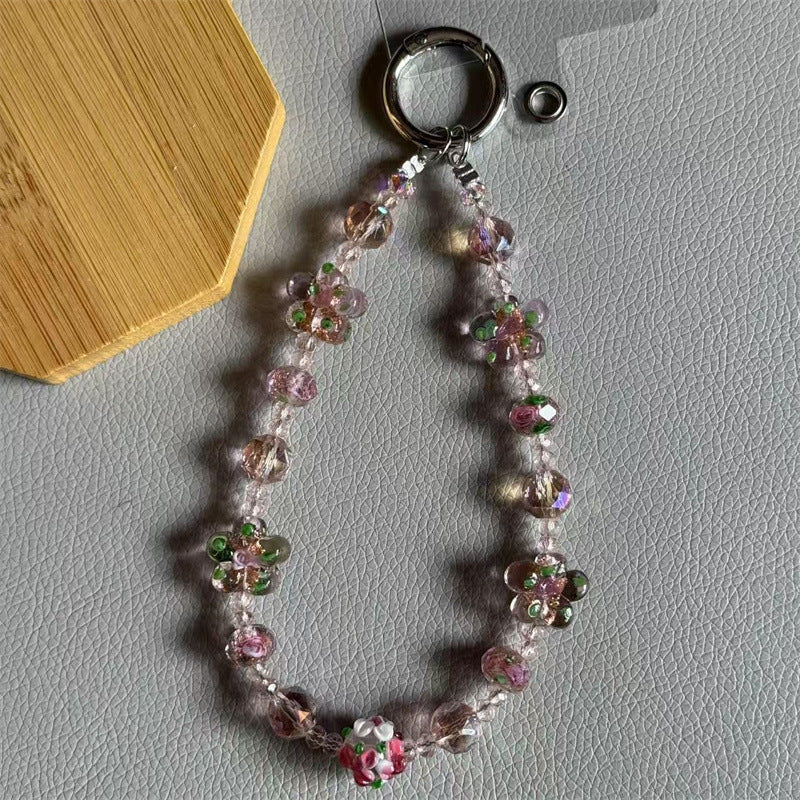 Elegant Floral Beaded Charm Bracelet Stornfield