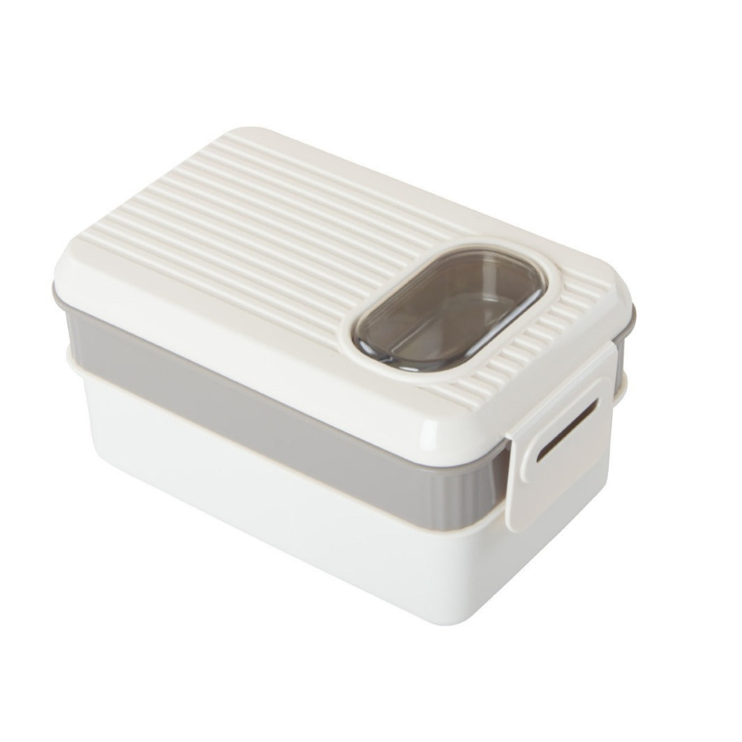 Stylish Dual-Section Lunch Box