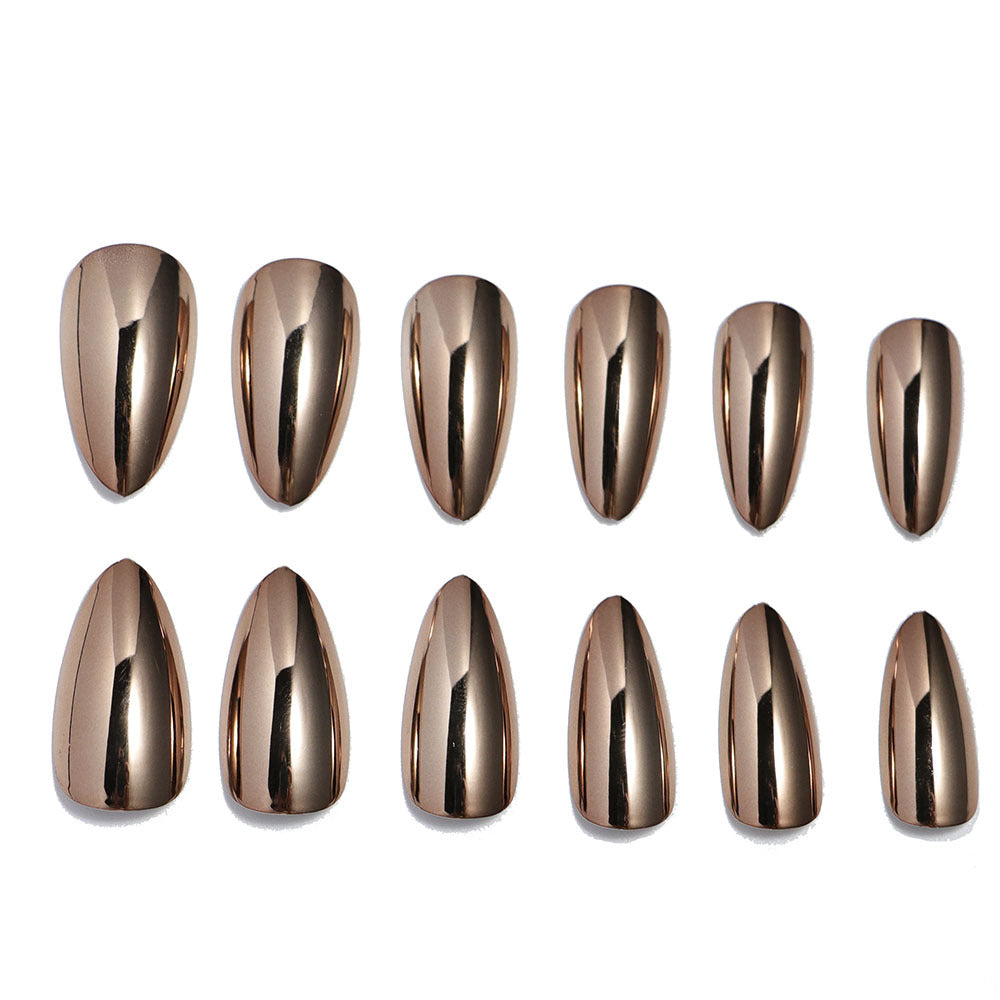 Metallic Stiletto Press-On Nails Stornfield