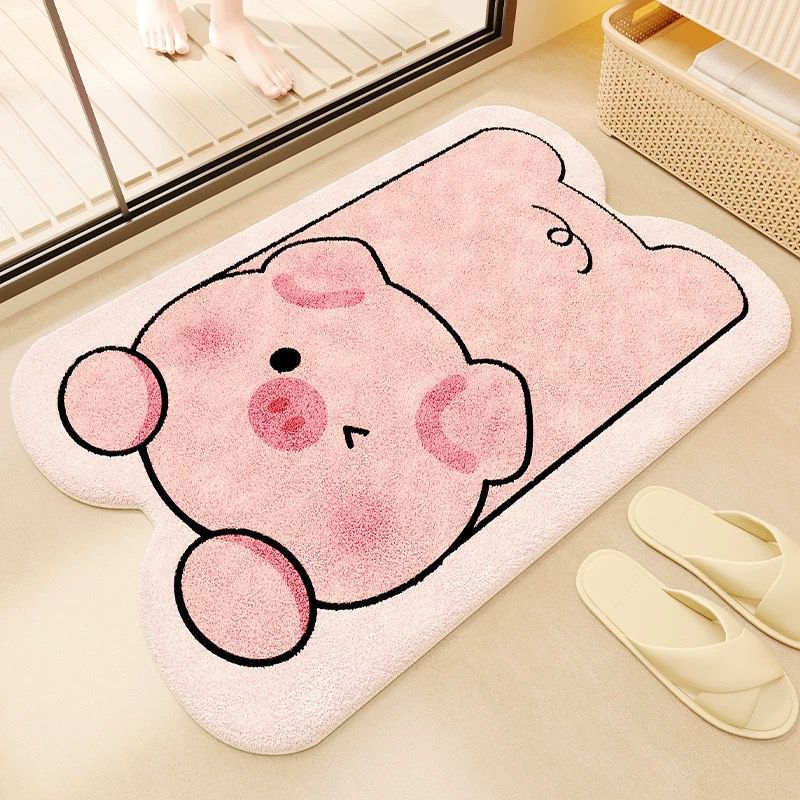 Cute Animal-Themed Bath Mat