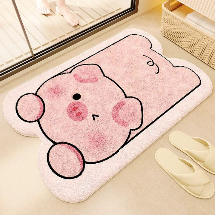 Cute Animal-Themed Bath Mat