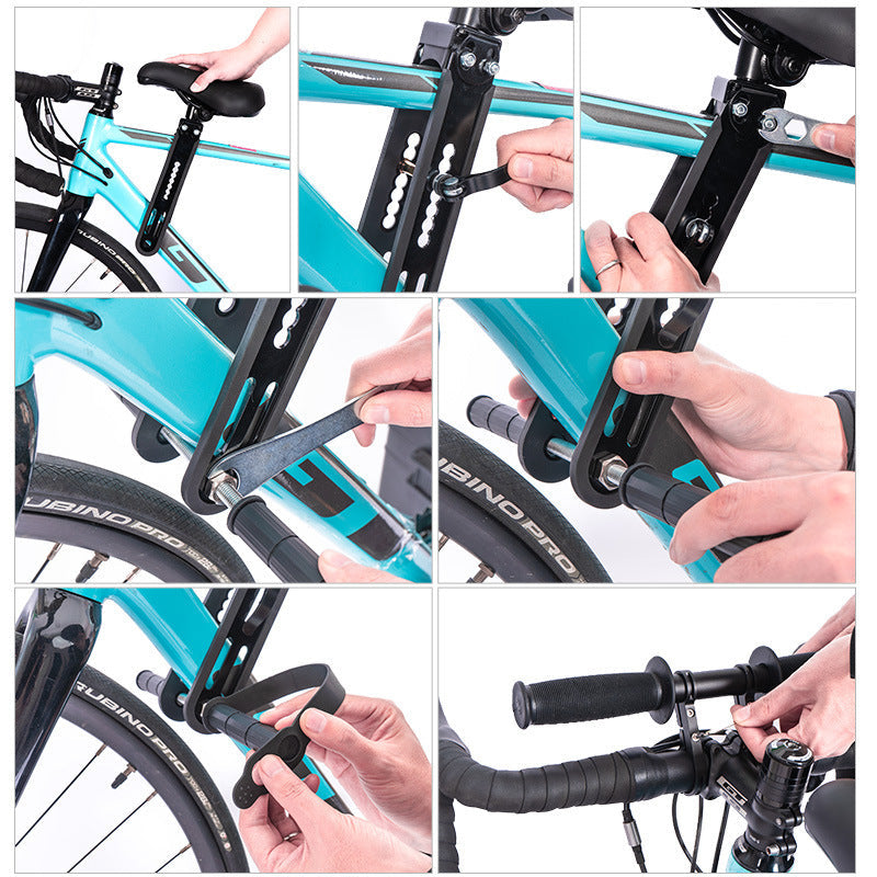 Adjustable Front-Mounted Child Bike Saddle Support Mount Stornfield