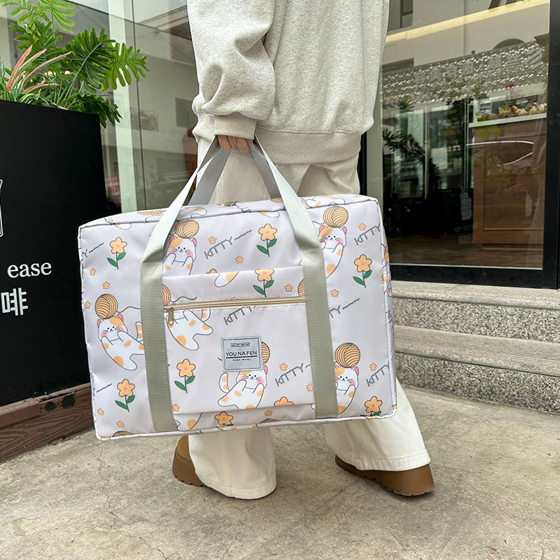 Fun Cat-Themed Travel Duffle Bag Stornfield