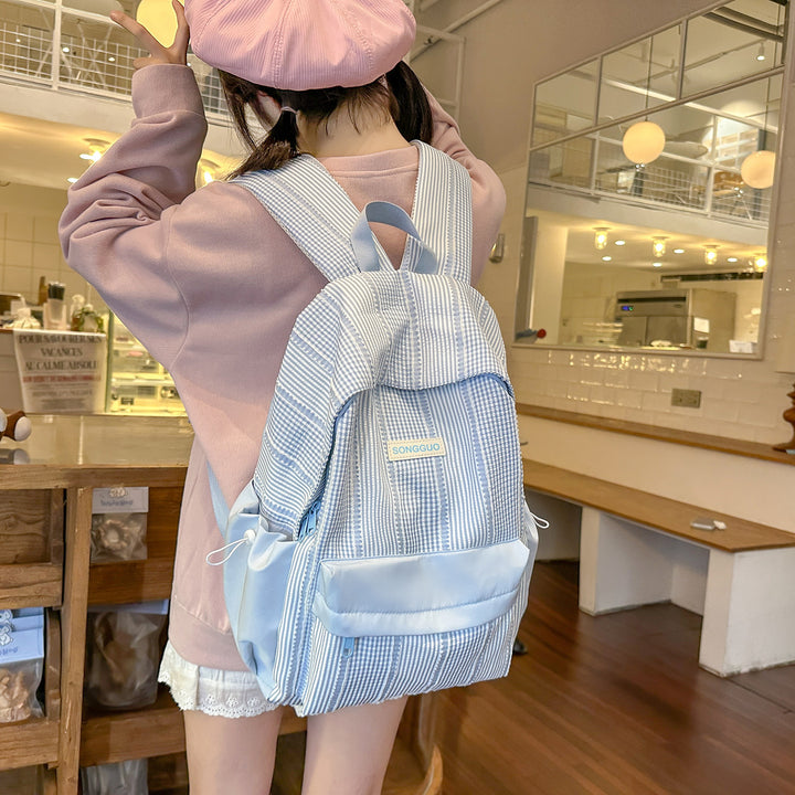 Stylish Striped Design Backpack Stornfield