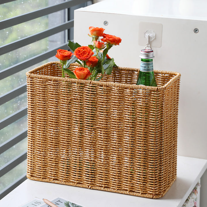 Unisex Rectangular Handwoven Storage Basket Stornfield