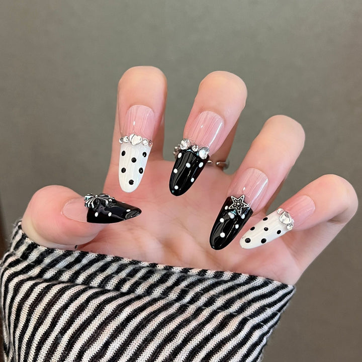 Elegant Nail Art Extensions with Pearl Accents Stornfield