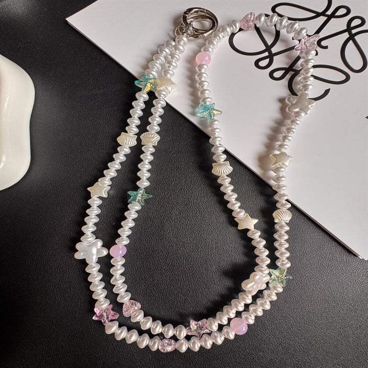 Elegant Pearl Beaded Eyewear Holder Stornfield