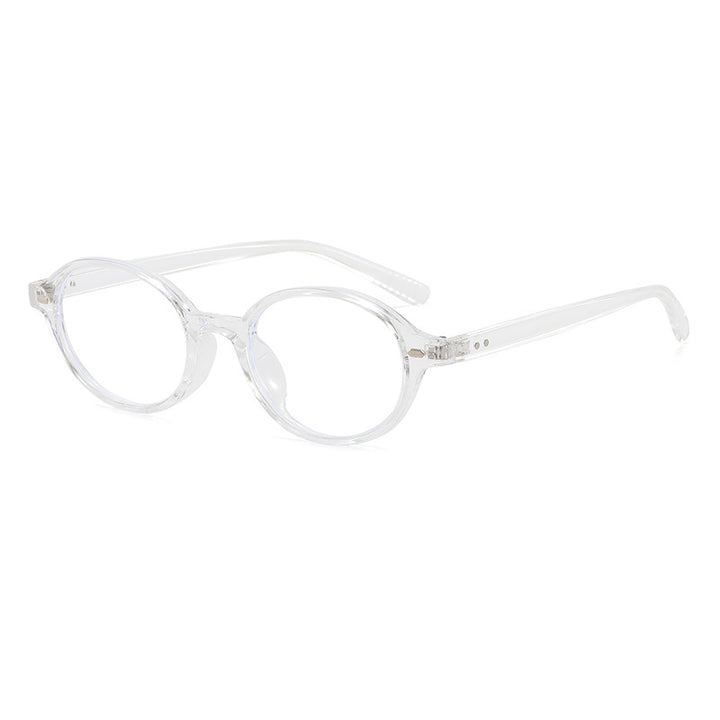 Women's fashionable round reading glasses with flexible plastic frame Stornfield