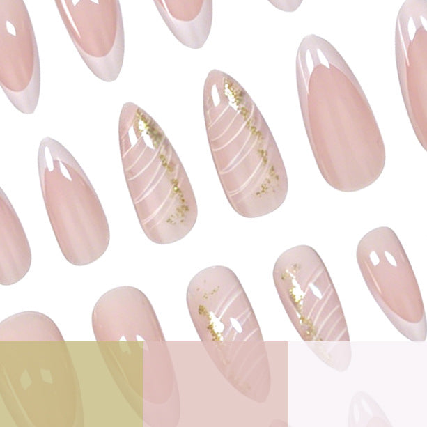 Elegant French Tip Gel Nail Enhancements Stornfield 1789915803