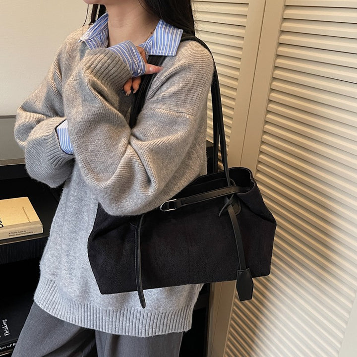 Luxe Suede Tote Bag Stornfield