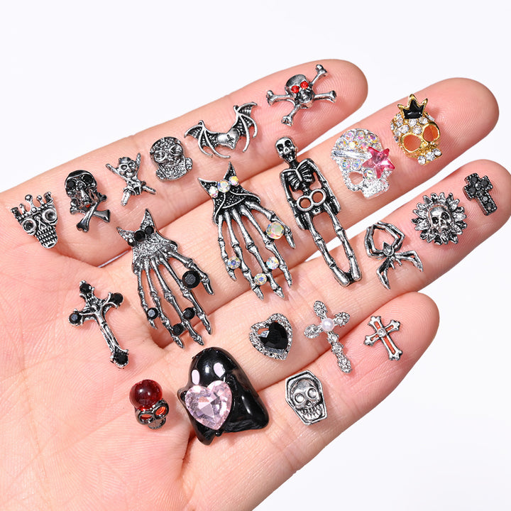 Cross-Shaped Nail Art Embellishments